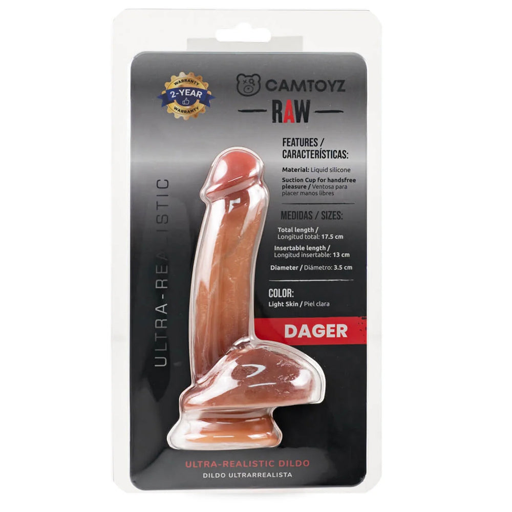 Raw Dager 5" Ultra Realistic Dildo