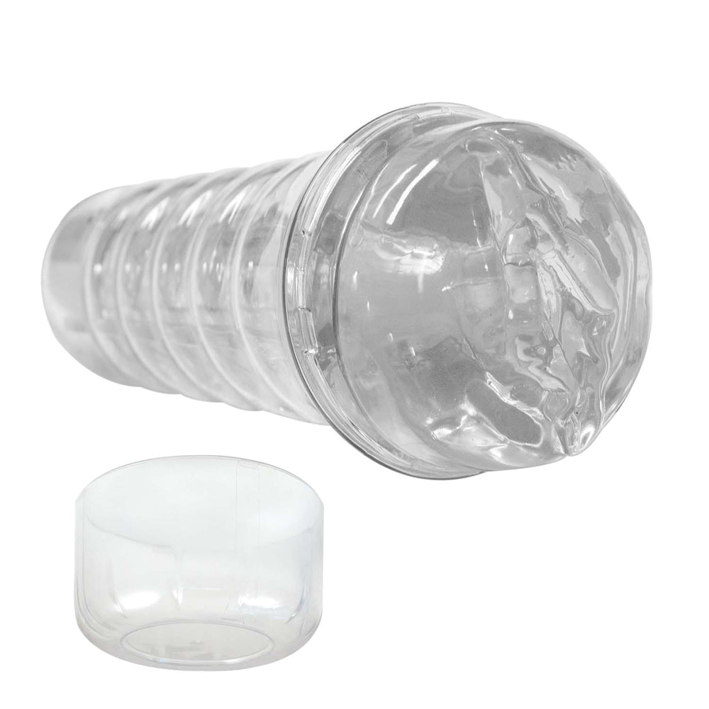 Dream-Lite Crystal Vagina Masturbator Clear