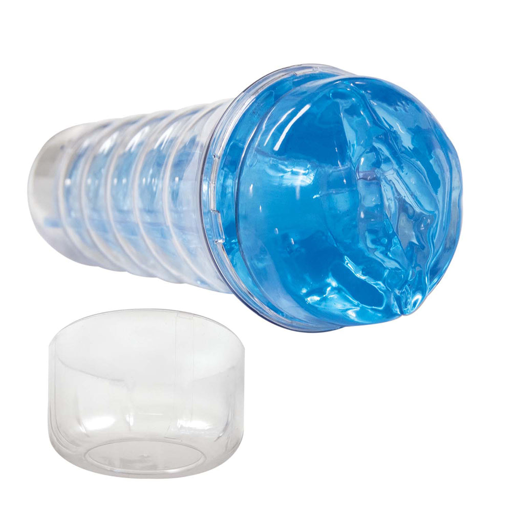 Dream-Lite Crystal Vagina Masturbator Blue