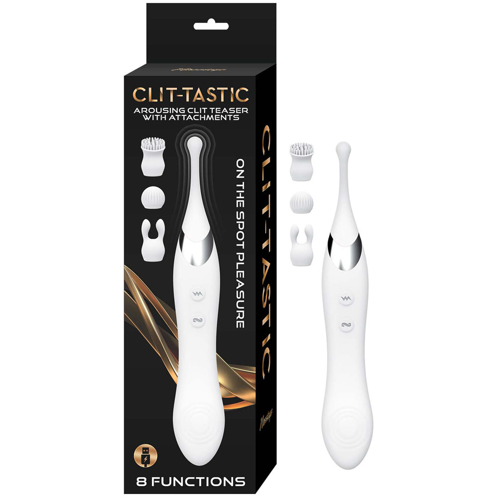 Clit-Tastic Arousing Clit Teaser W/Attachments White