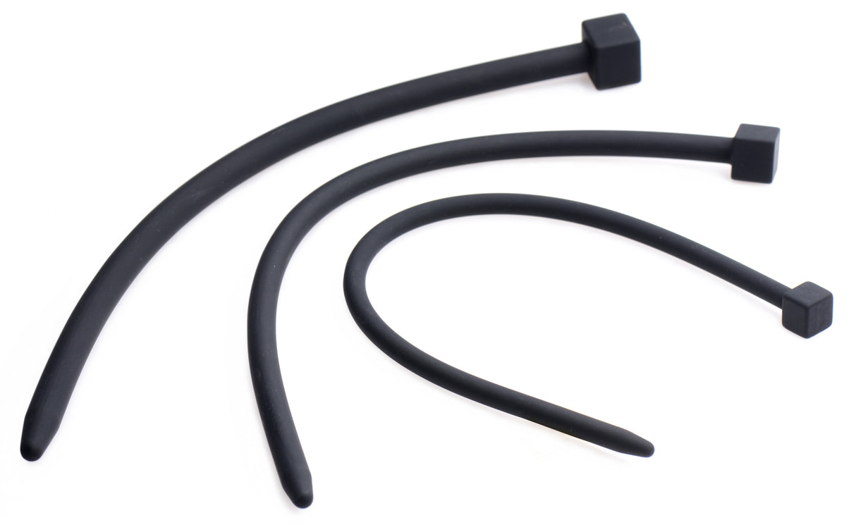 Master Series Bolted Deluxe XL Urethral Sound Set - Black