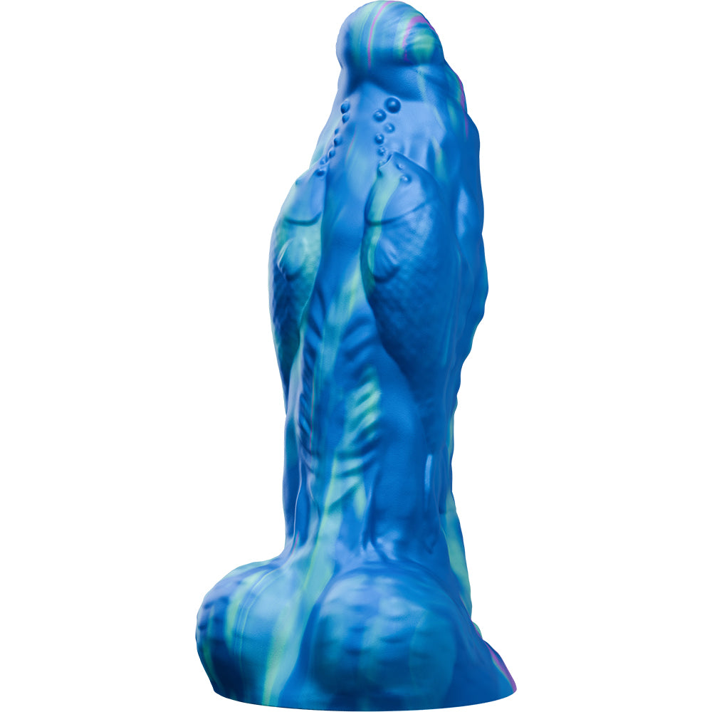 Tentra Marinus Sea Beast Vibrating Dildo Blue