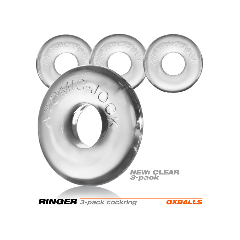 Ringer 3-Pack Of Do-Nut-1 Clear