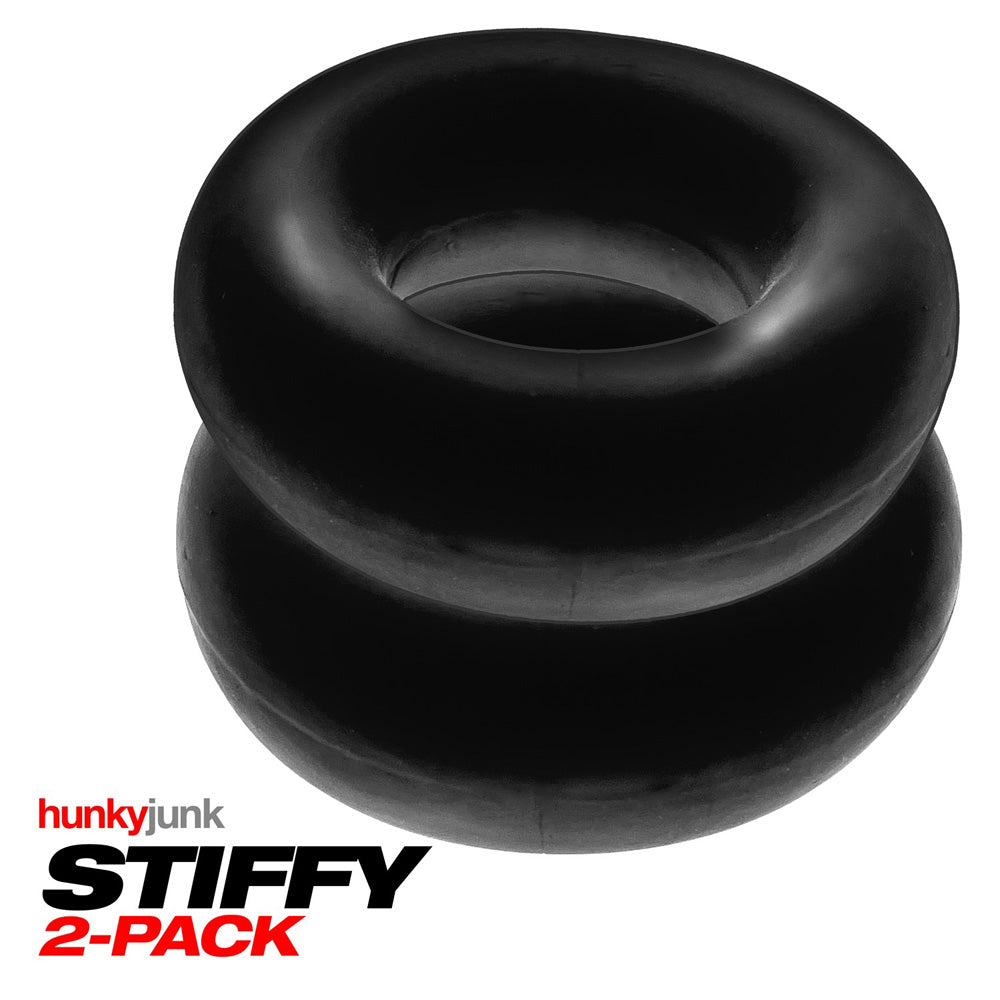 Stiffy 2-Pack Cockrings Tar Ice