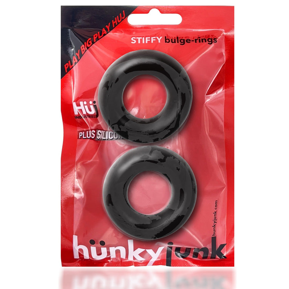 Stiffy 2-Pack Cockrings Tar Ice