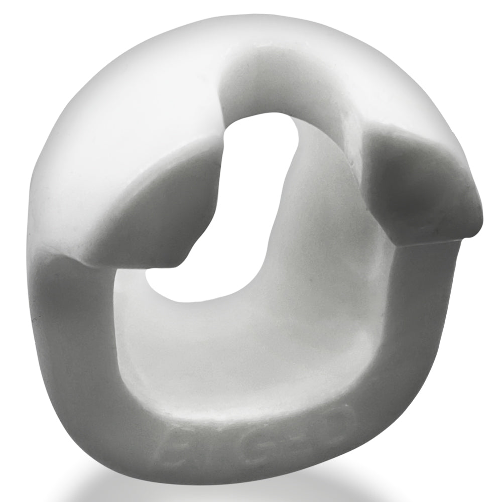 Big-D Shaft Grip Cockring White