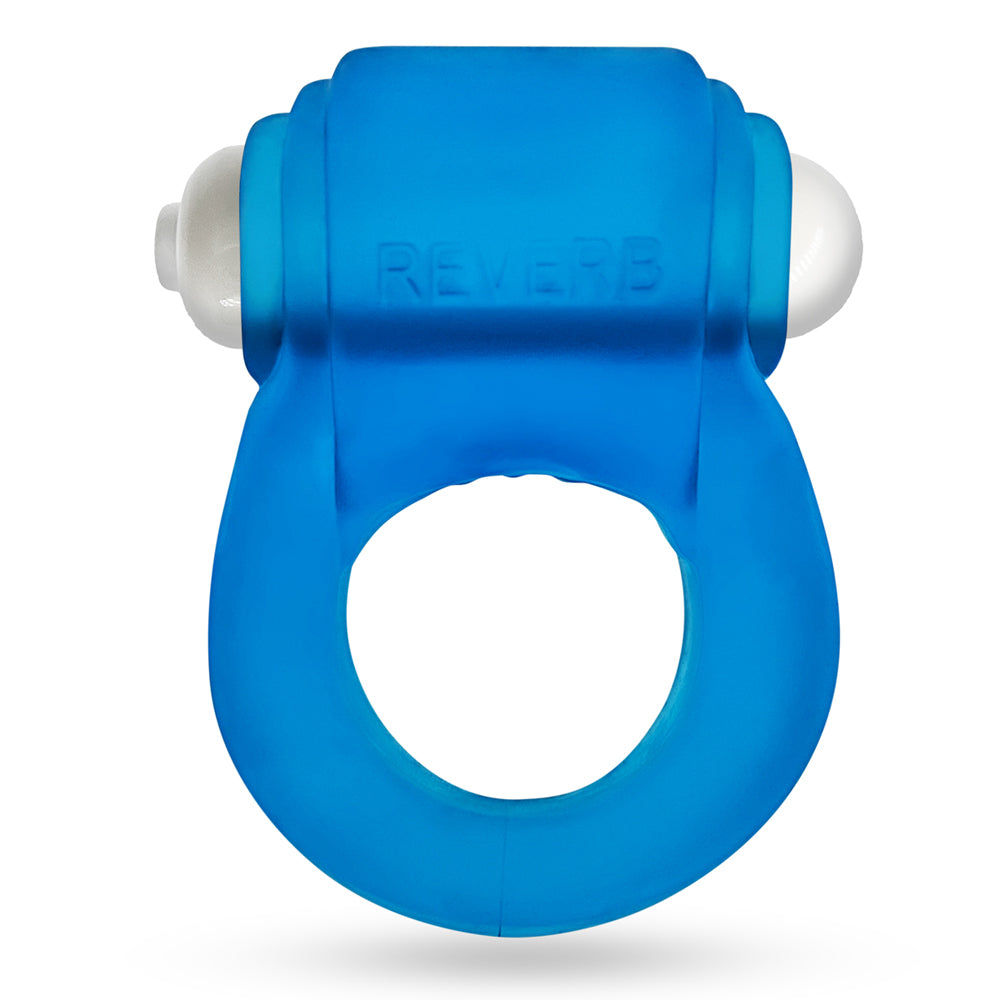 Glowdick Cockring With Led Blue Ice