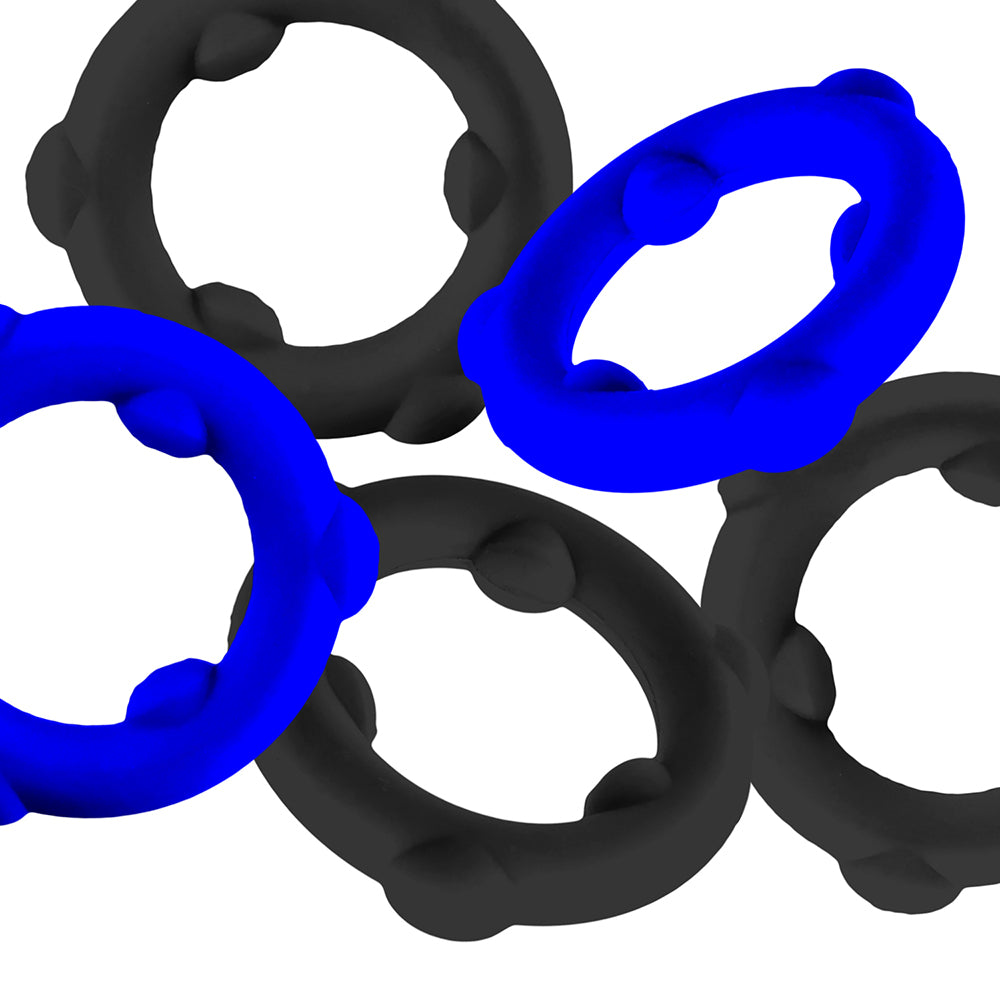 Gearheads Spinner 5pk Blue/Black