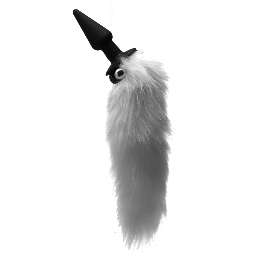 Tailz White Fox Tail Vibrating Anal Plug