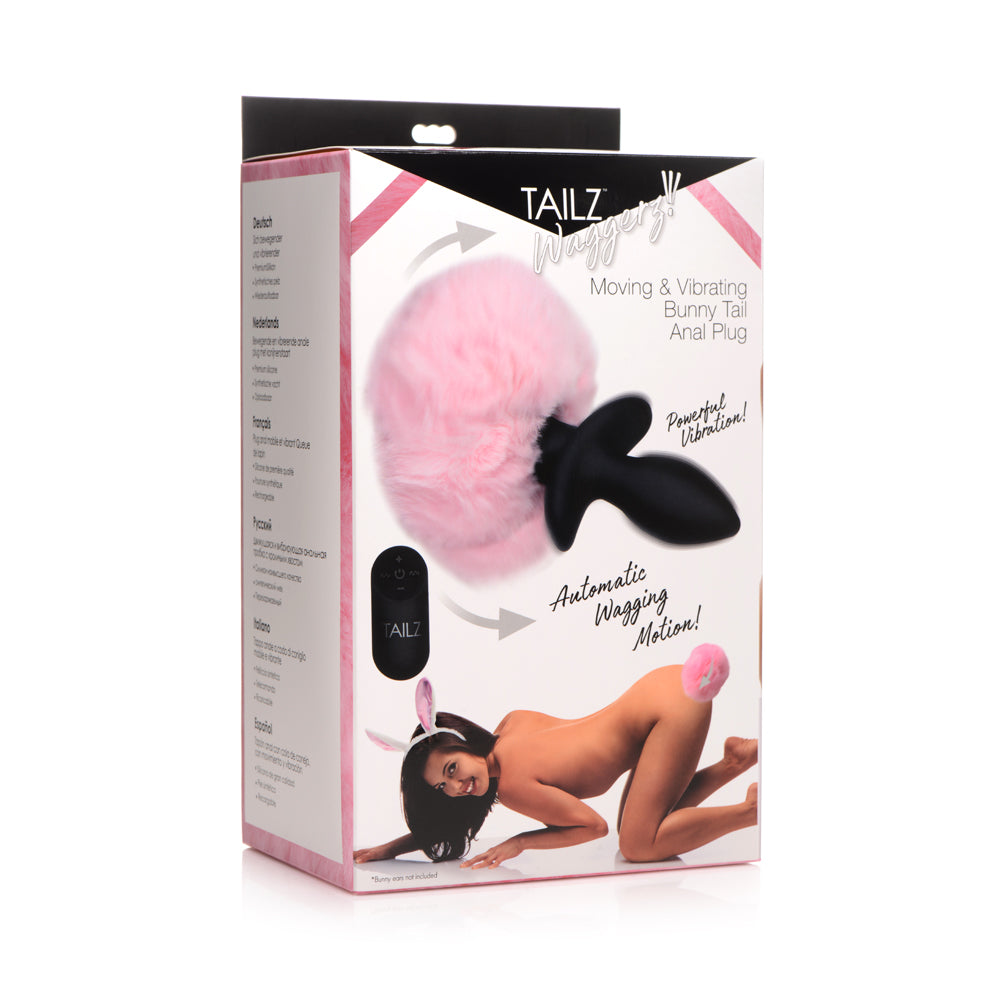 Tailz Moving & Vibrating Bunny Tail Anal Plug W/ Remote