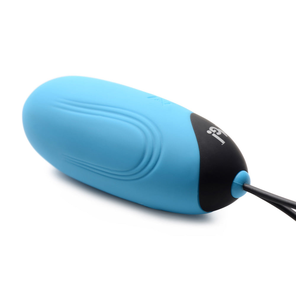 Bang! 28X Grooved Silicone Egg Blue
