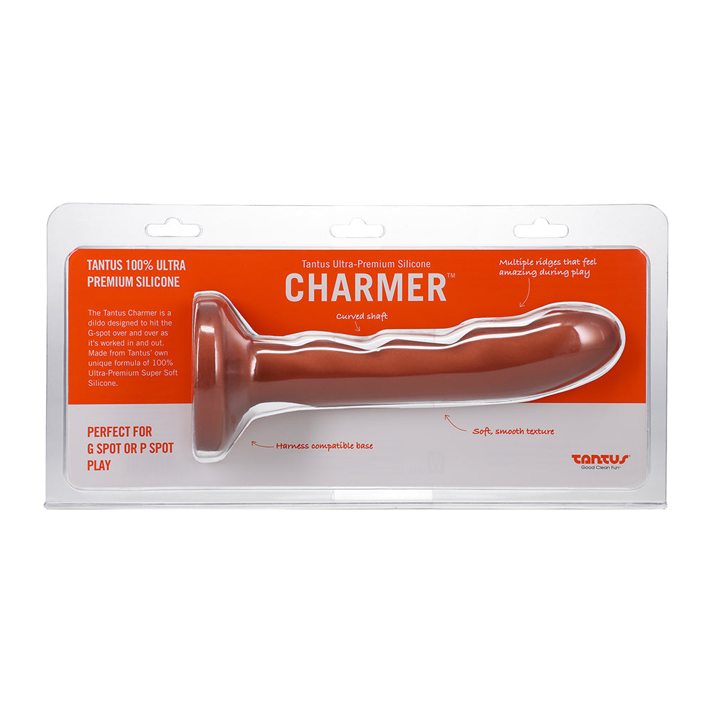 Tantus Charmer 8 in. G-Spot Dildo Firm Copper
