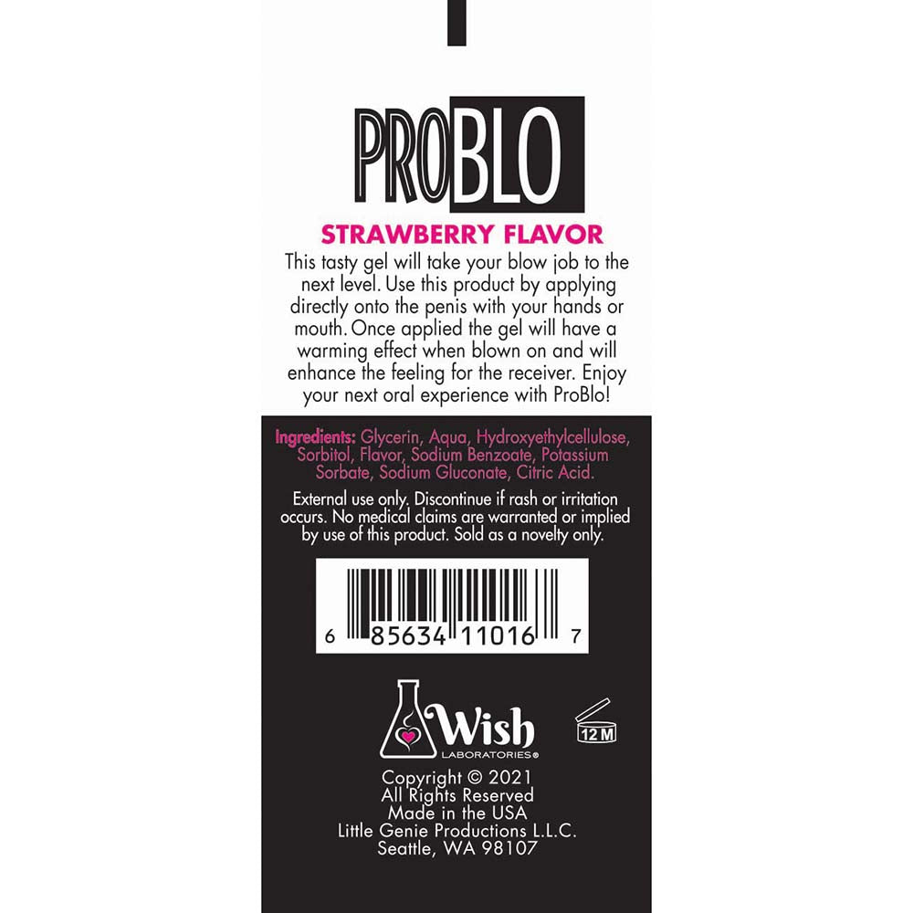 Pro Blo Strawberry 10 ml 65-Piece Fishbowl