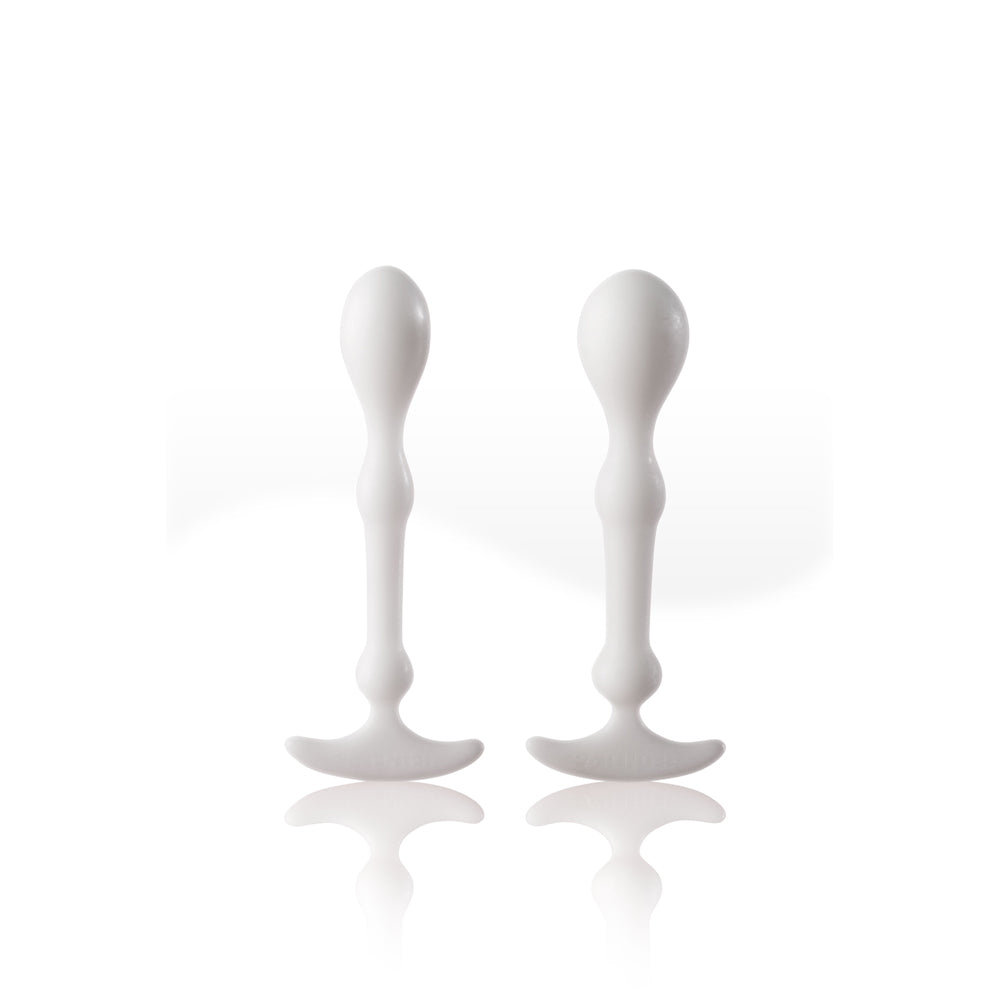 Peridise Butt Plugs Set of 2 - Wht