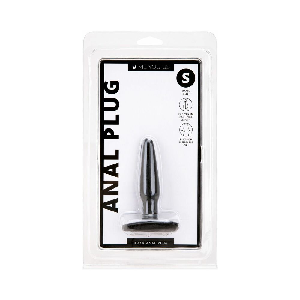 Me You Us Black Small Anal Plug