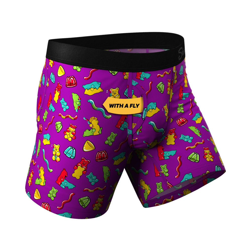 Shinesty The Naughty Bears Gummy Bear Ball Hammock Pouch Underwear with Fly 3XL
