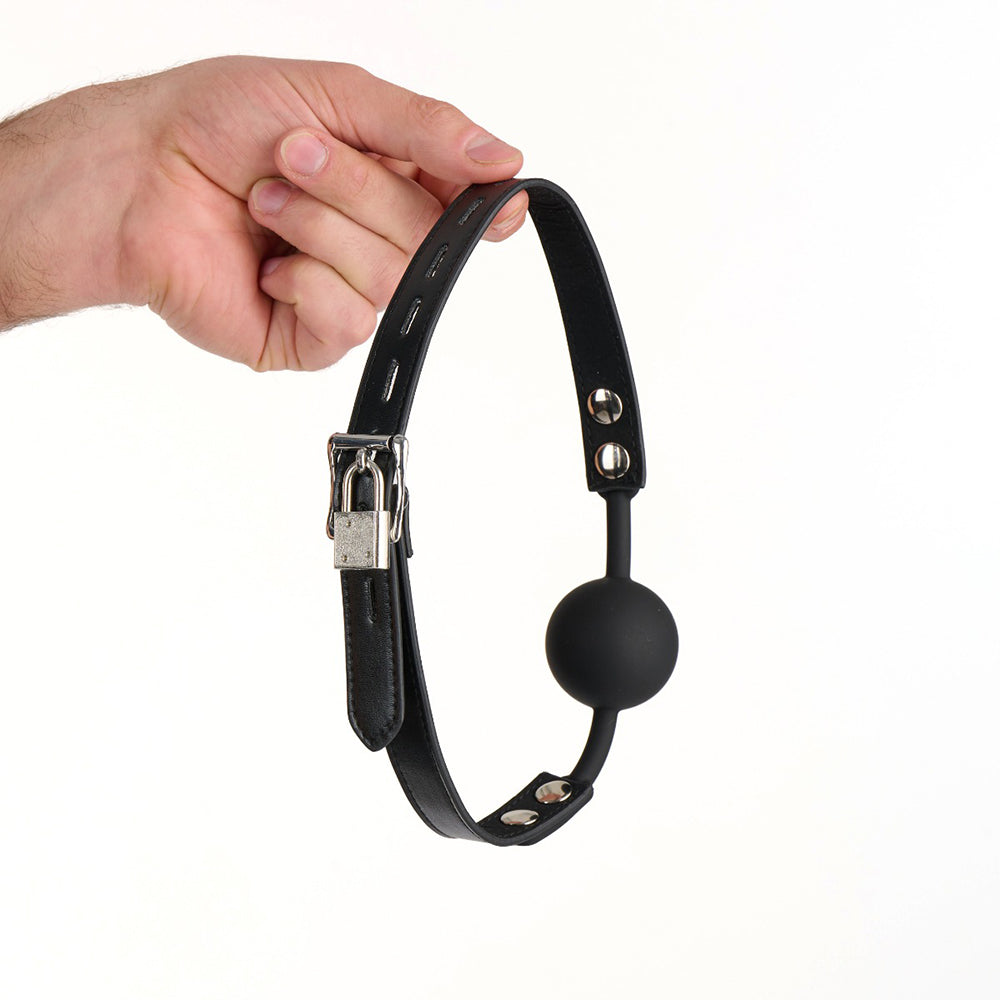 Me You Us Silicone Locking Ball Gag