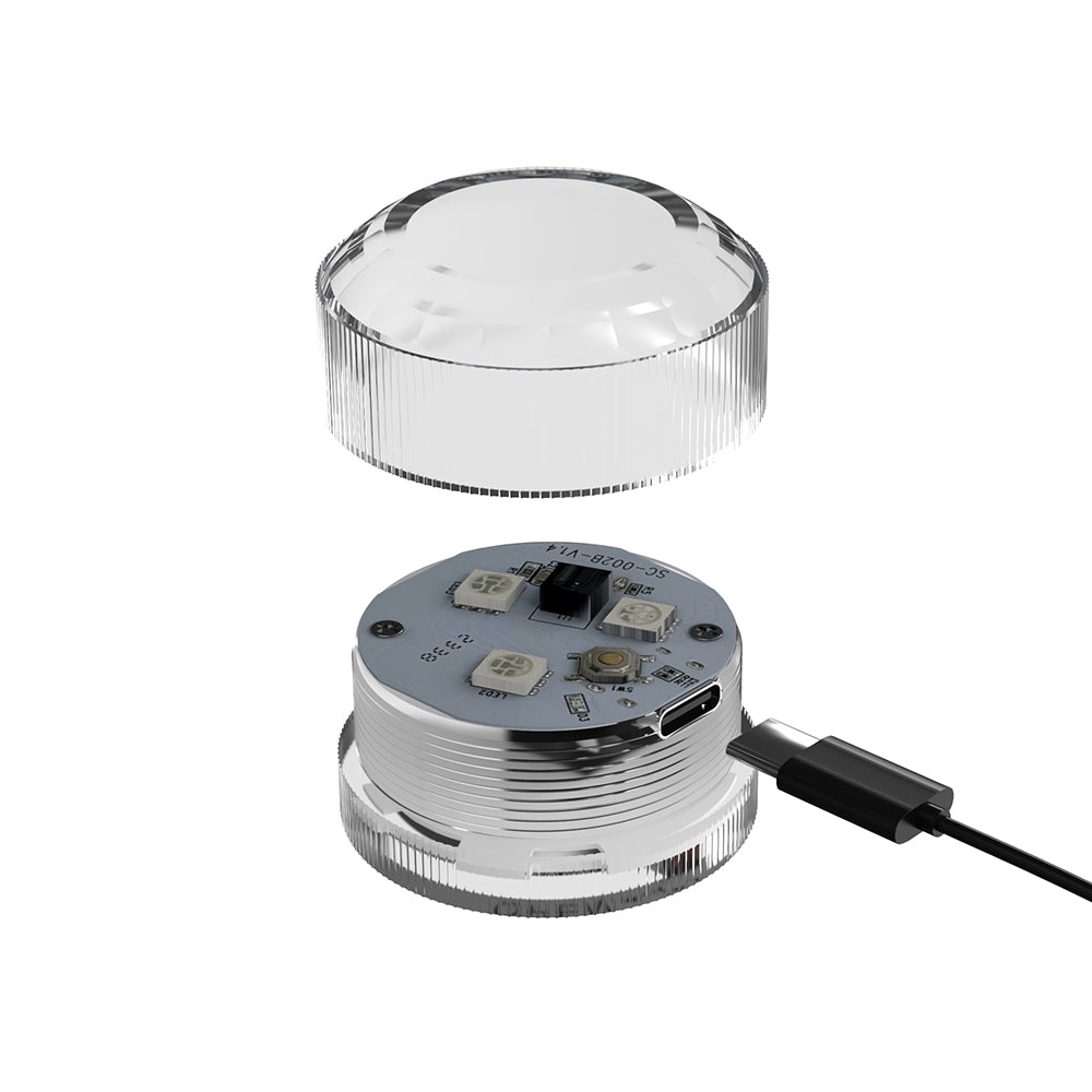 PDX Elite Go-Go Bator LED Mega Masturbator Frosted