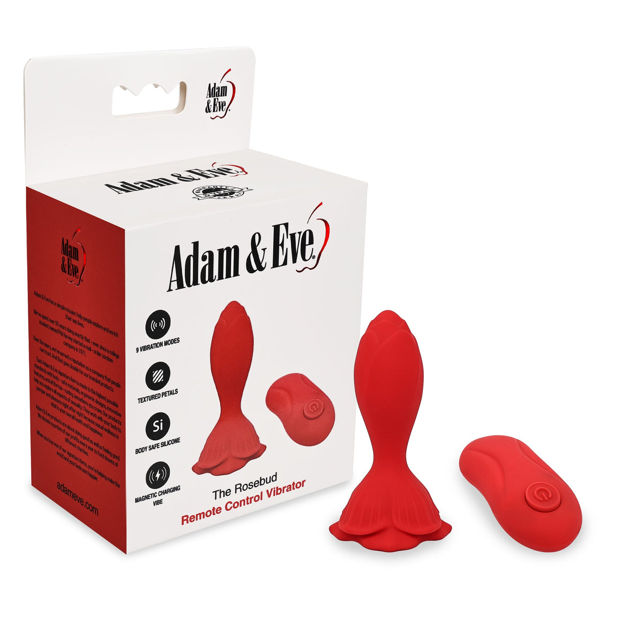 Adam & Eve The Rosebud Remote Control Vibrator Plug