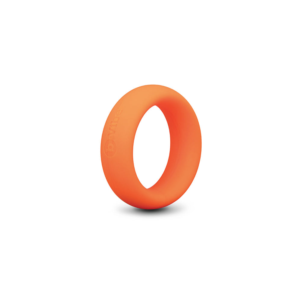 b-Vibe Snug Ring 40mm Snug Fit Silicone C-Ring Orange