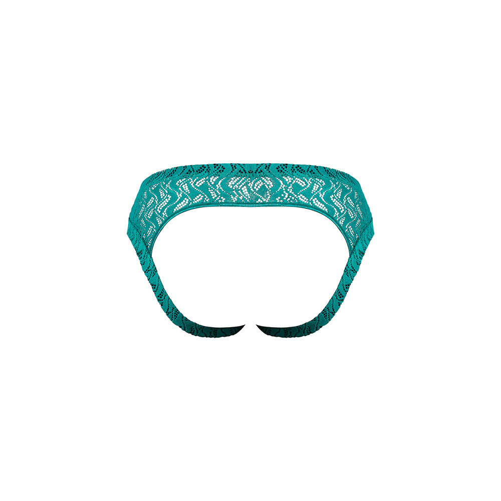 Male Power Ripple Moon Jock Teal S/M