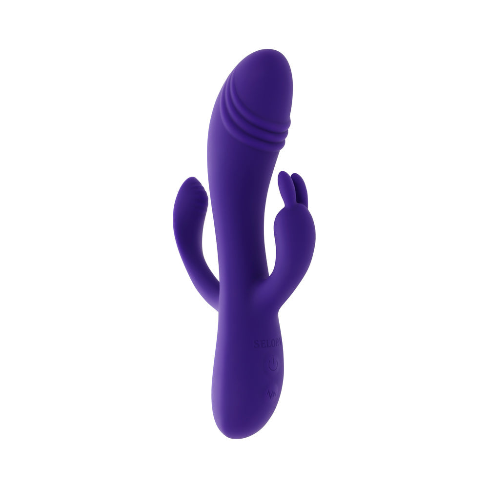 Selopa Hit The Mark Curved-Shaft Vibrator Blue