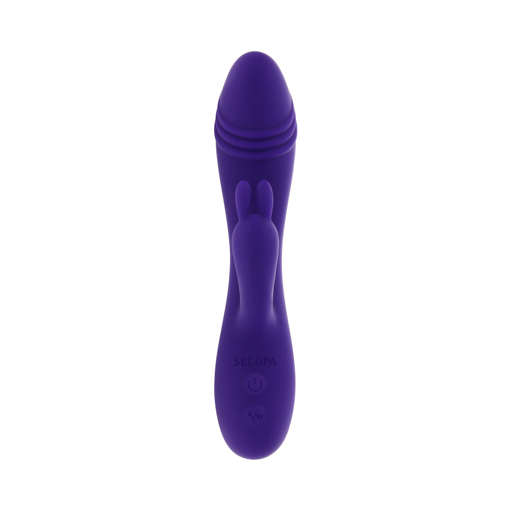 Selopa Hit The Mark Curved-Shaft Vibrator Blue