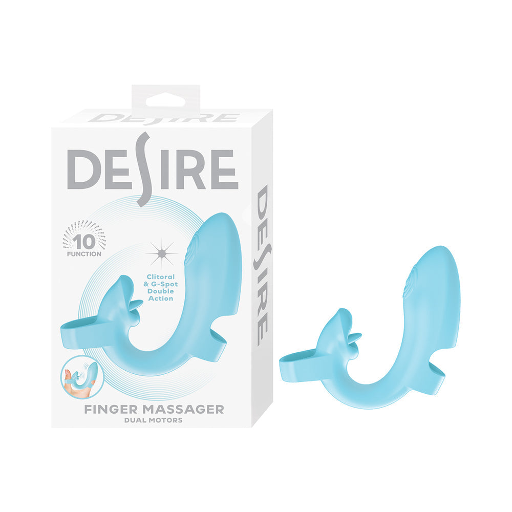 Desire Finger Massager Blue