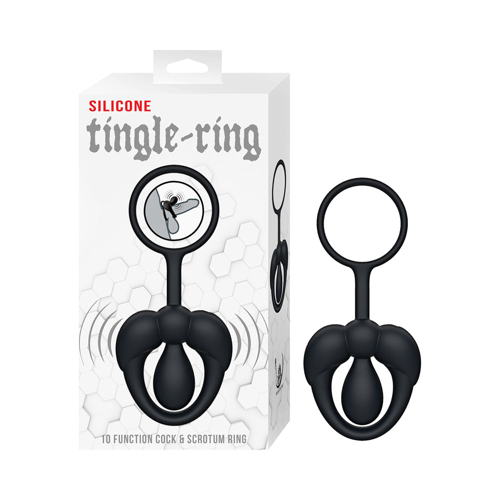 Silicone Tingle Ring Black