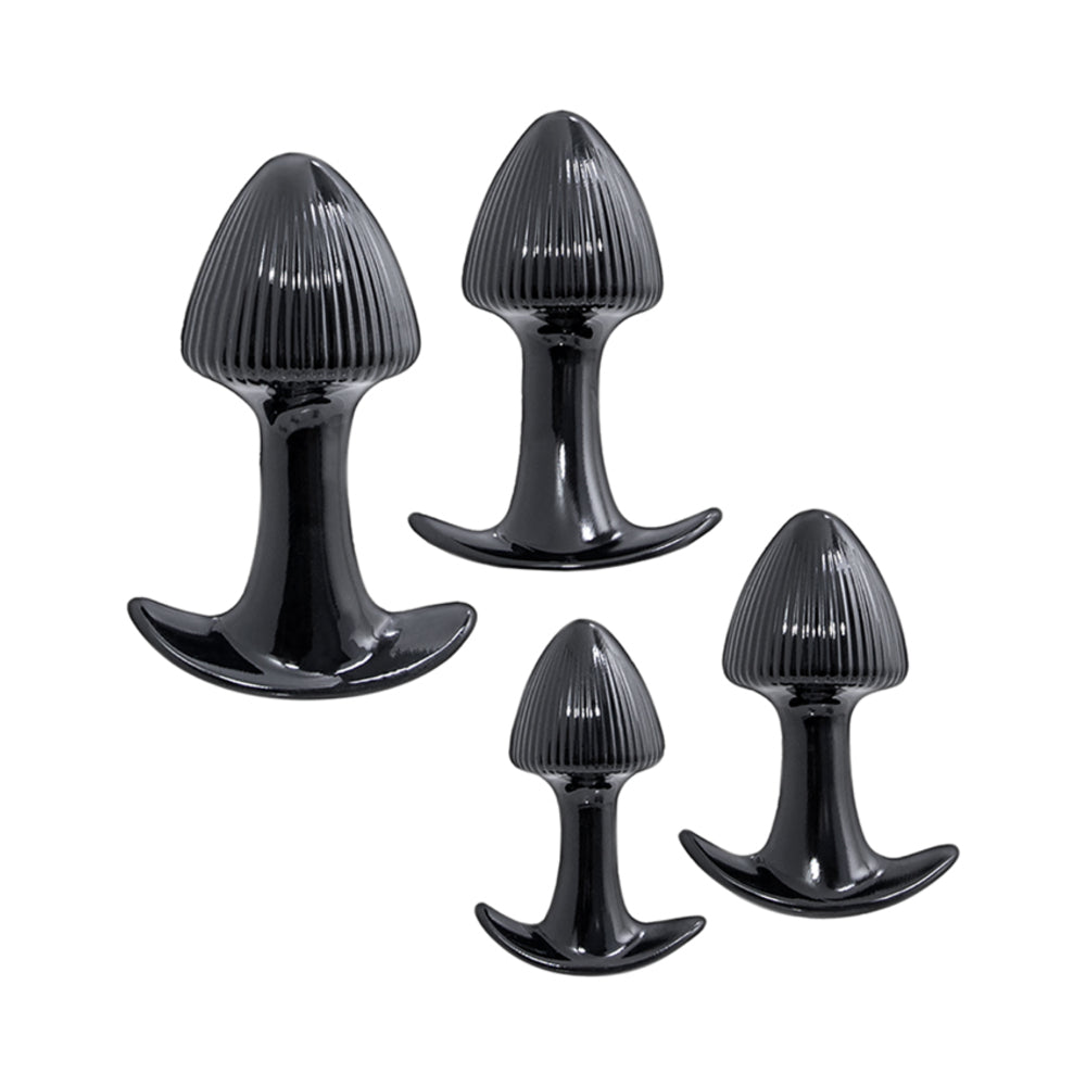 Walk Around Trainer Plugs 4-Piece Set Black