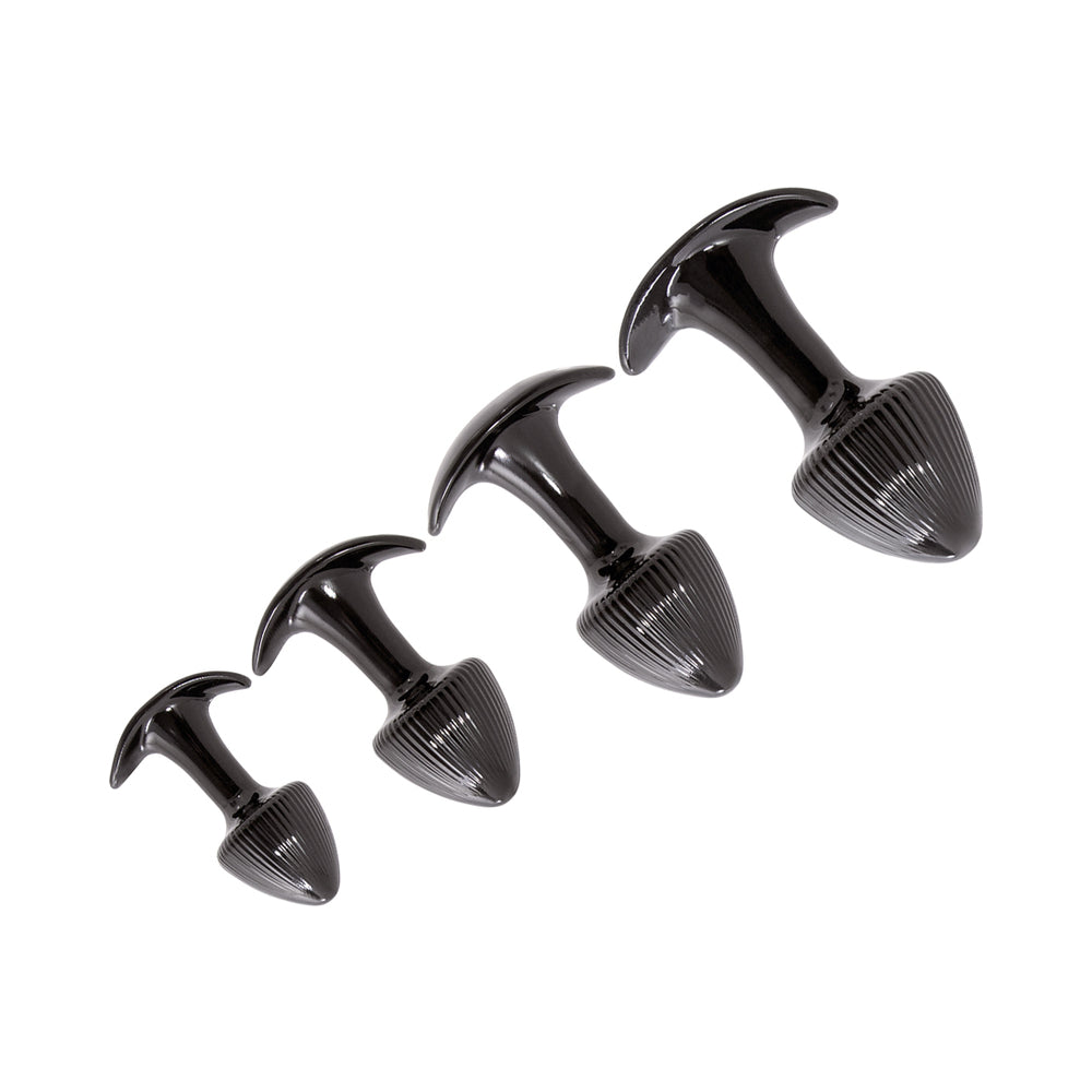 Walk Around Trainer Plugs 4-Piece Set Black