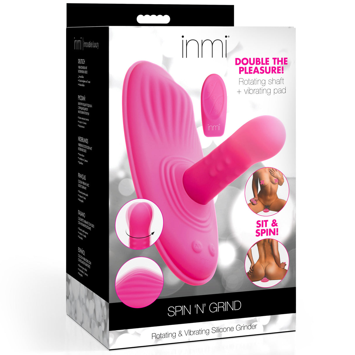 Spin 'N' Grind Rotating & Vibrating Silicone Grinder