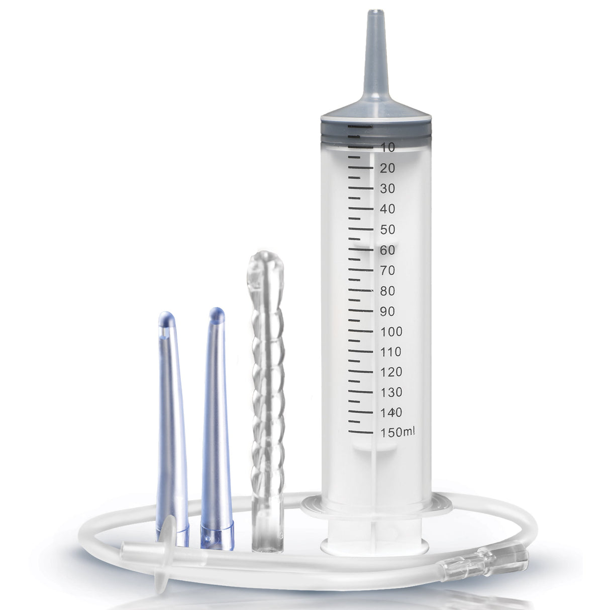 Enema Syringe with Attachments