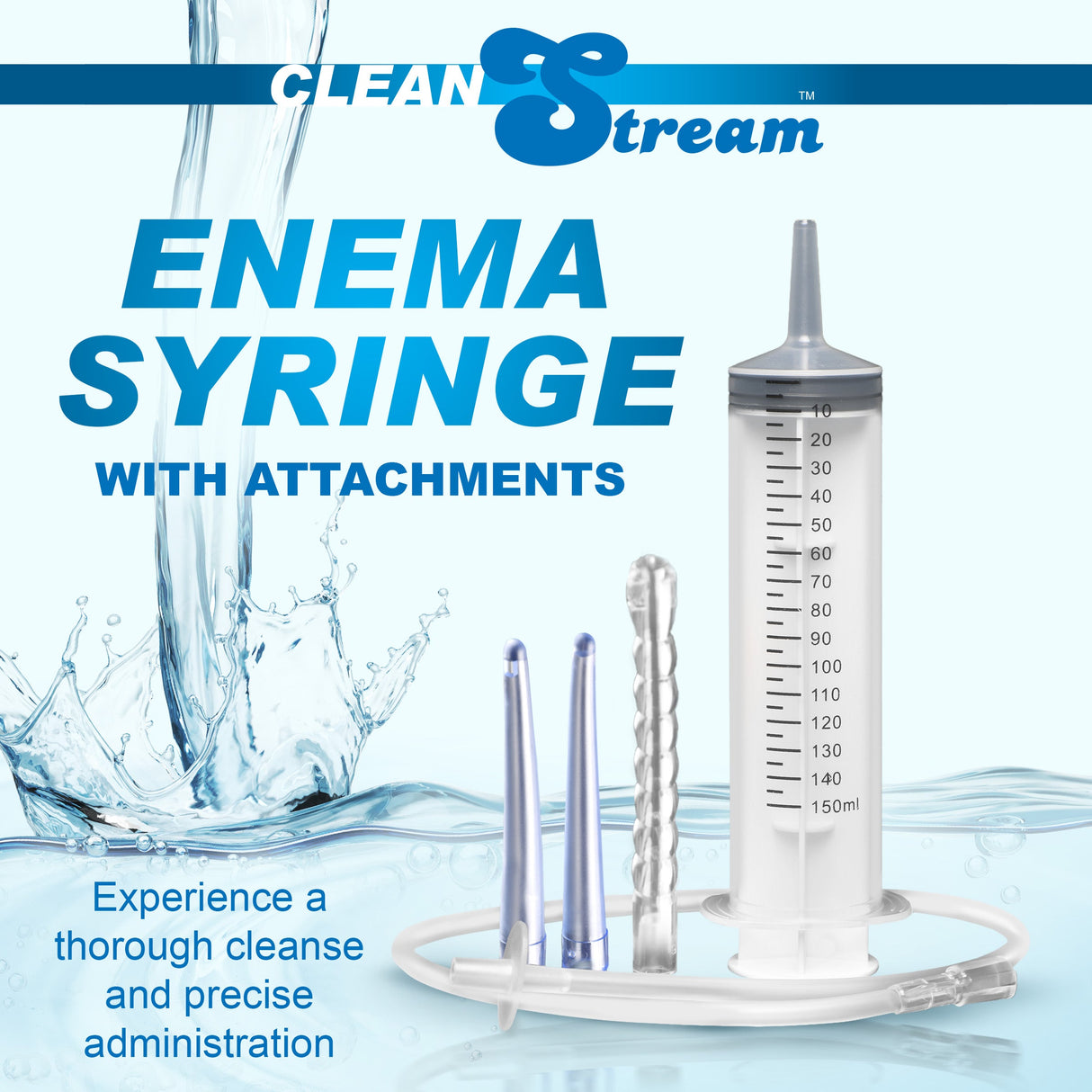 Enema Syringe with Attachments