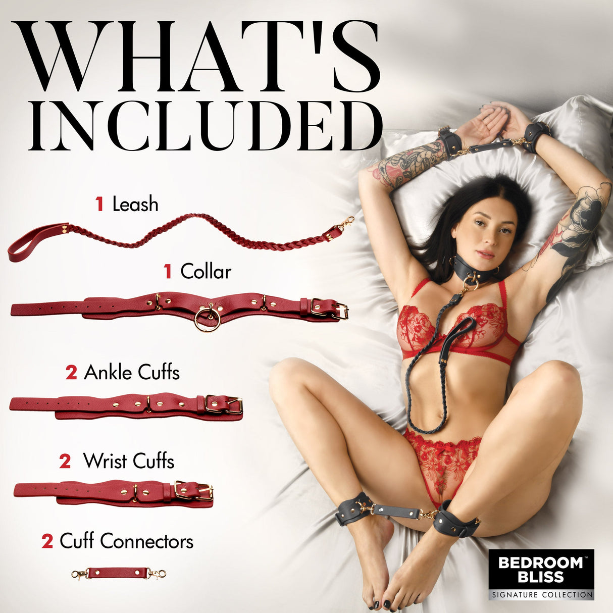 Lover's Restraints Set - Red