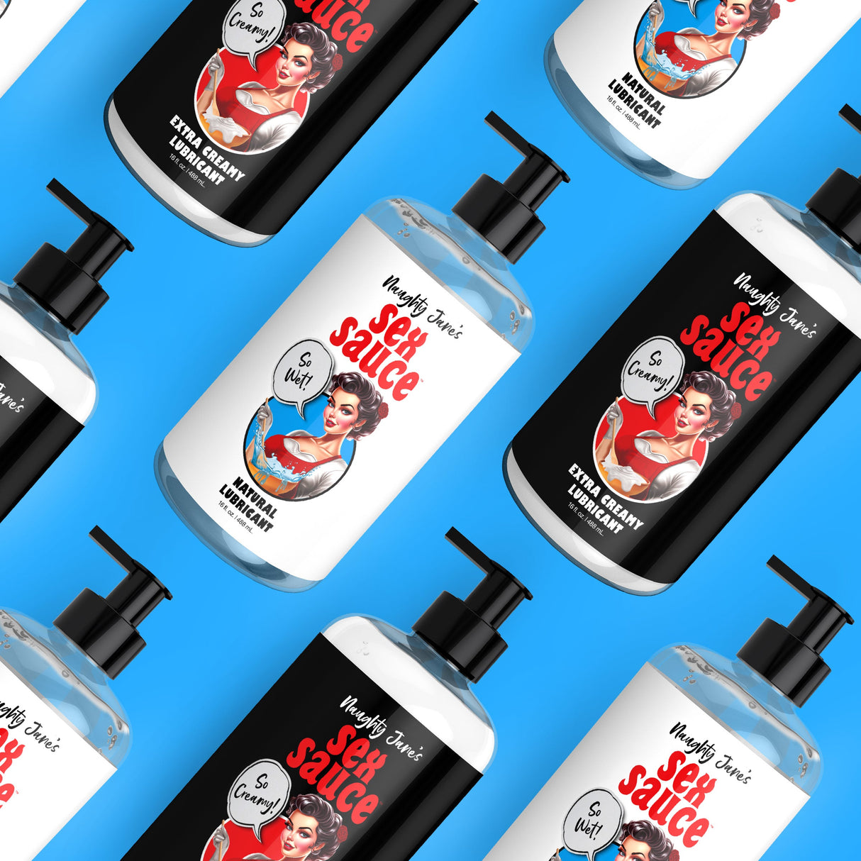 Naughty Jane's Sex Sauce Natural Lubricant 16oz