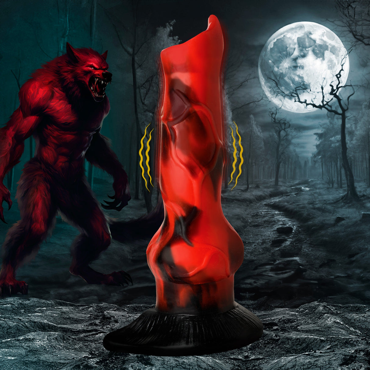 Consolador vibrador de silicona Vibra Beast