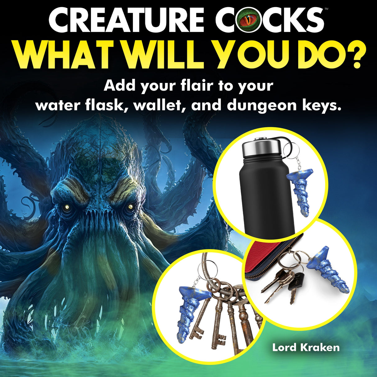 Lord Kraken Keychain