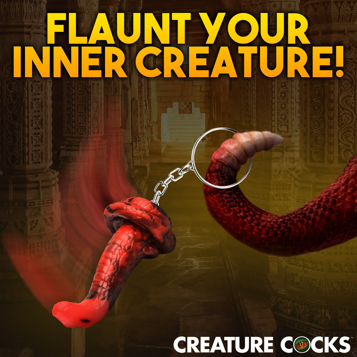 King Cobra Keychain