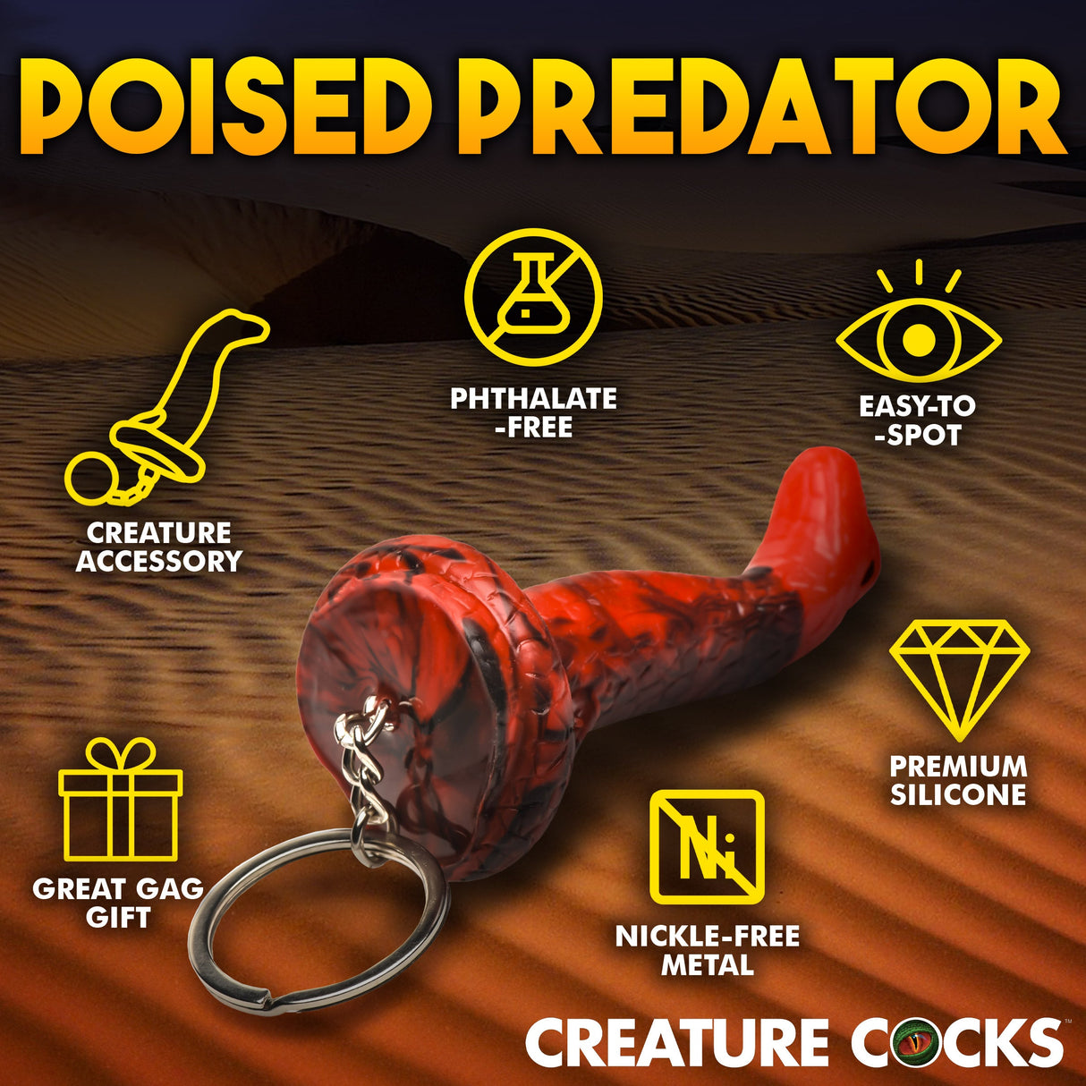 King Cobra Keychain
