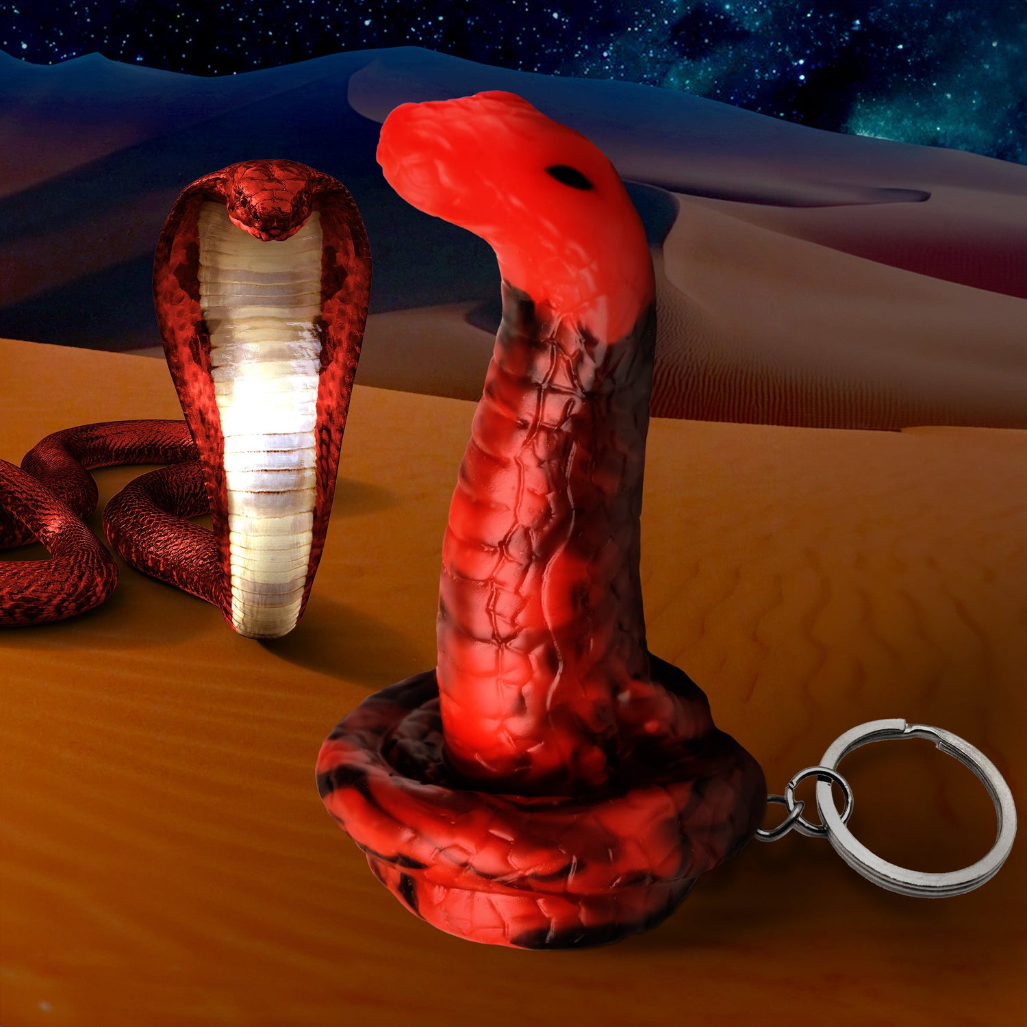 King Cobra Keychain