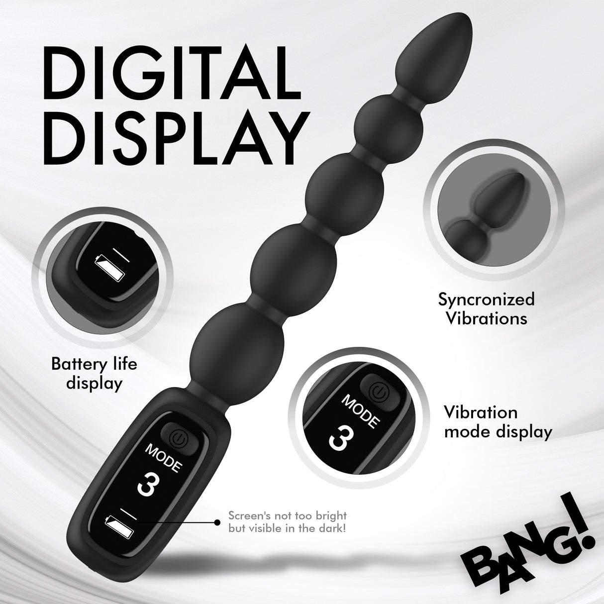 Digital Silicone Anal Beads
