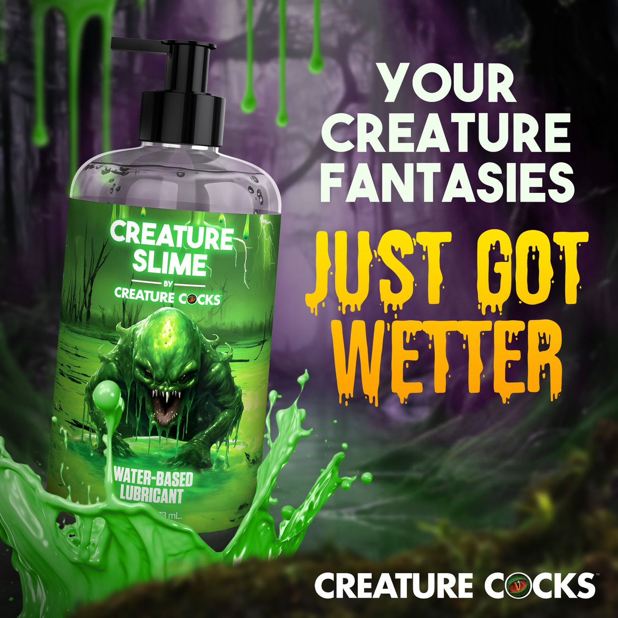 Creature Slime Water-Based Lubricant 16oz