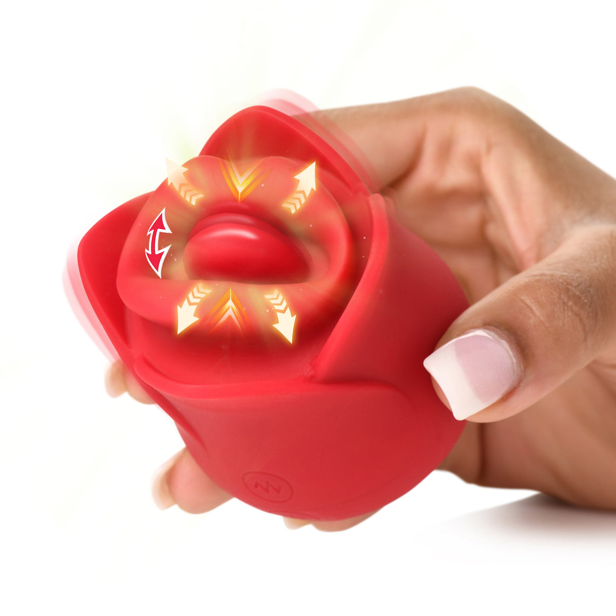 Sweet Kiss Kissing & Vibrating Clitoral Stimulator - Red