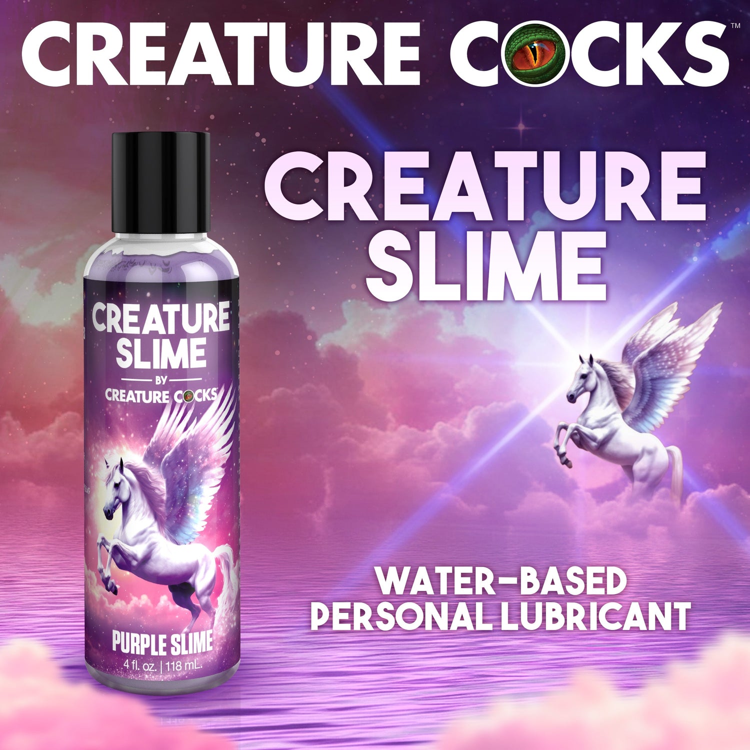 Creature Slime Purple Slime Water-Based Lubricant 4oz
