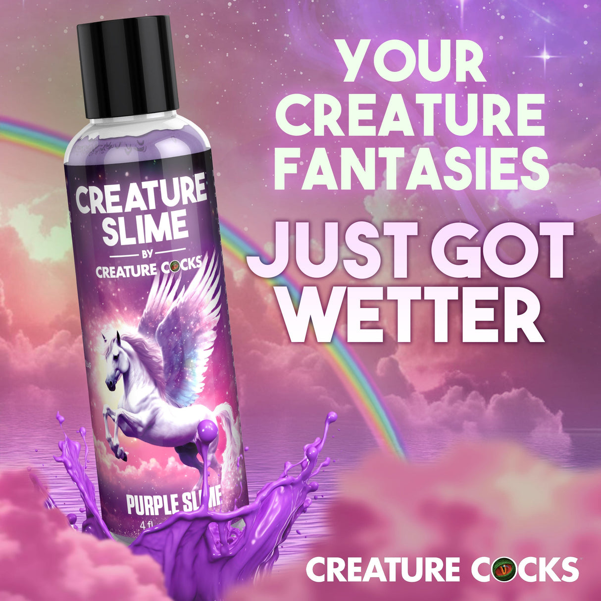 Creature Slime Purple Slime Water-Based Lubricant 4oz