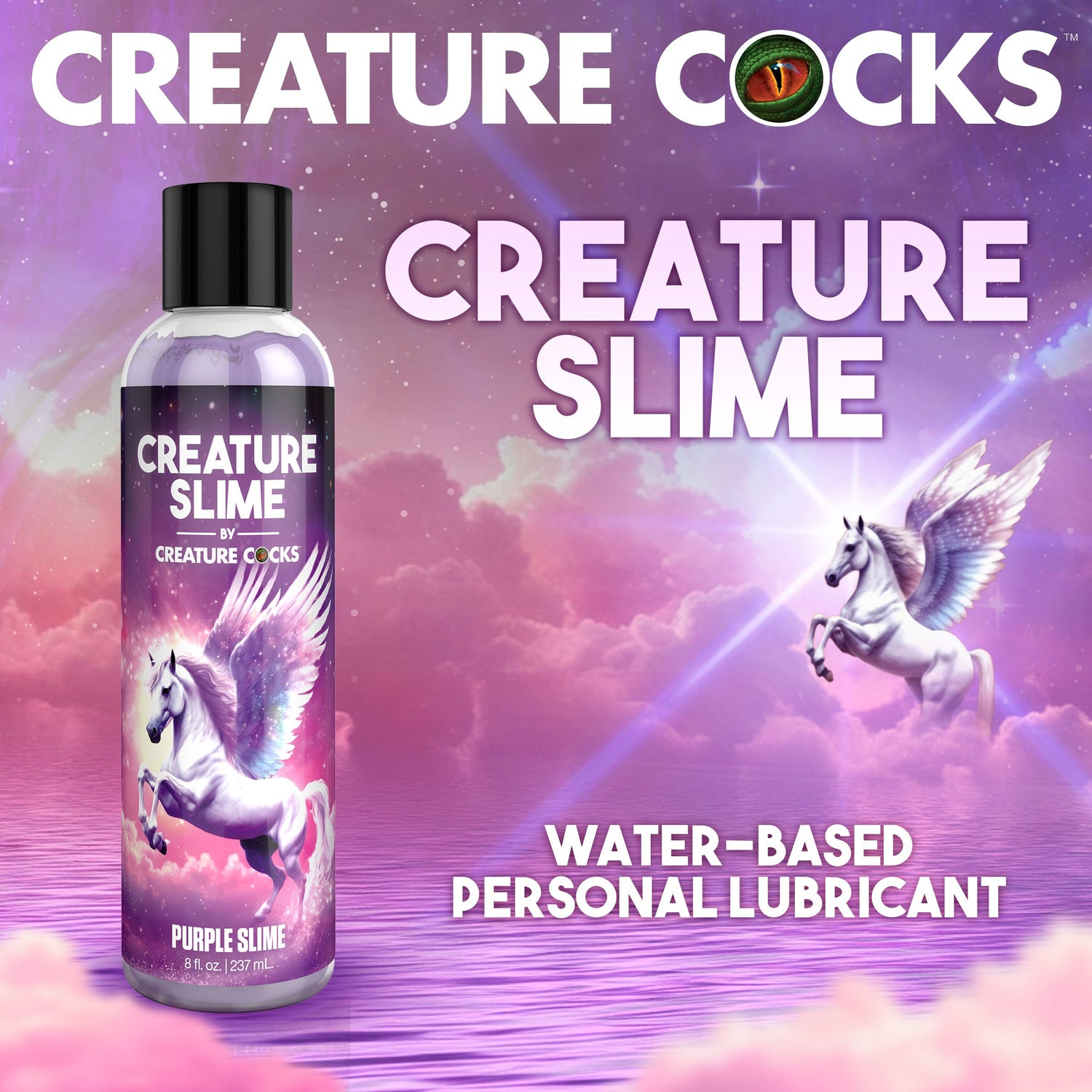 Creature Slime Purple Slime Water-Based Lubricant 8oz