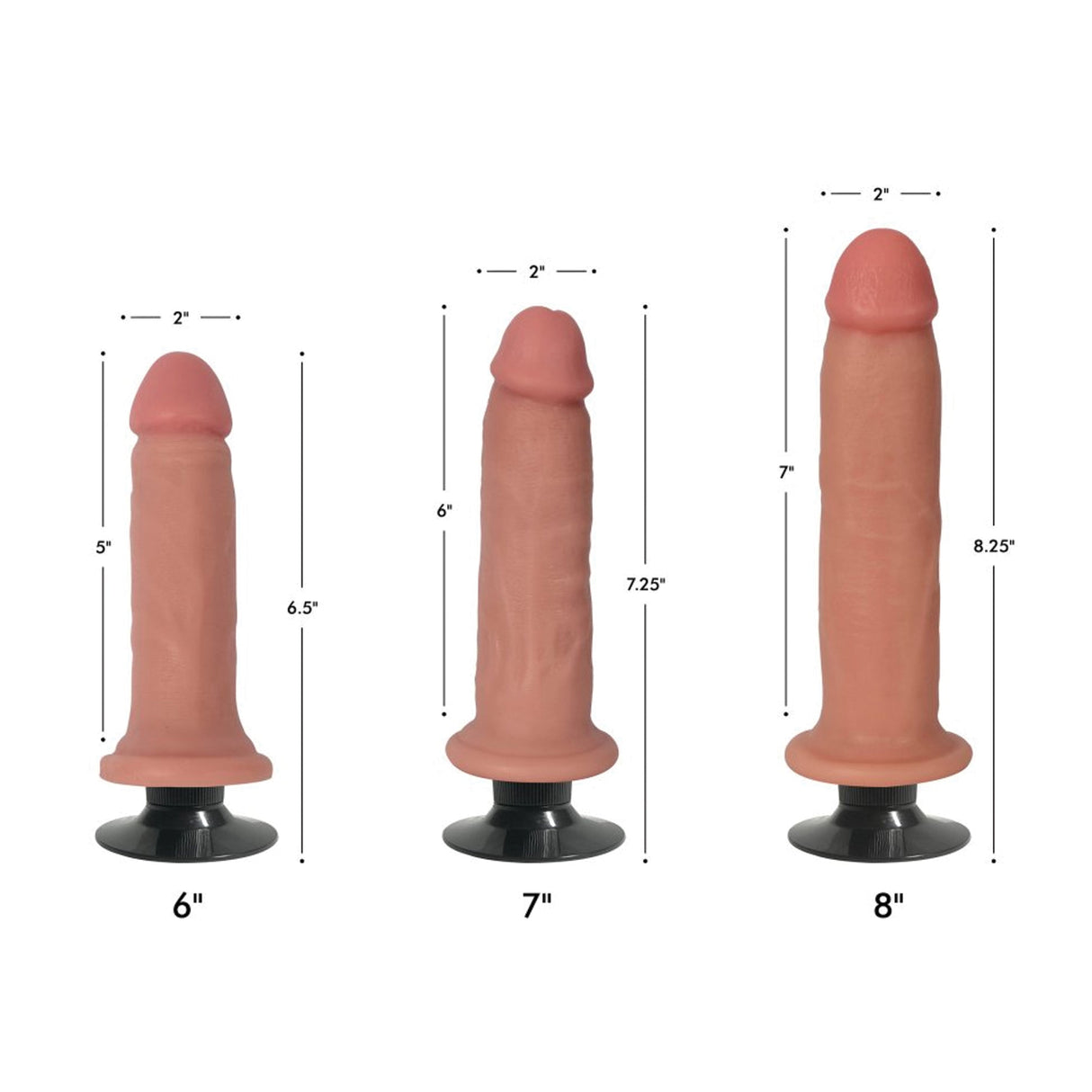 Jock Bareskin Vibrating Dildo - 8 Inch