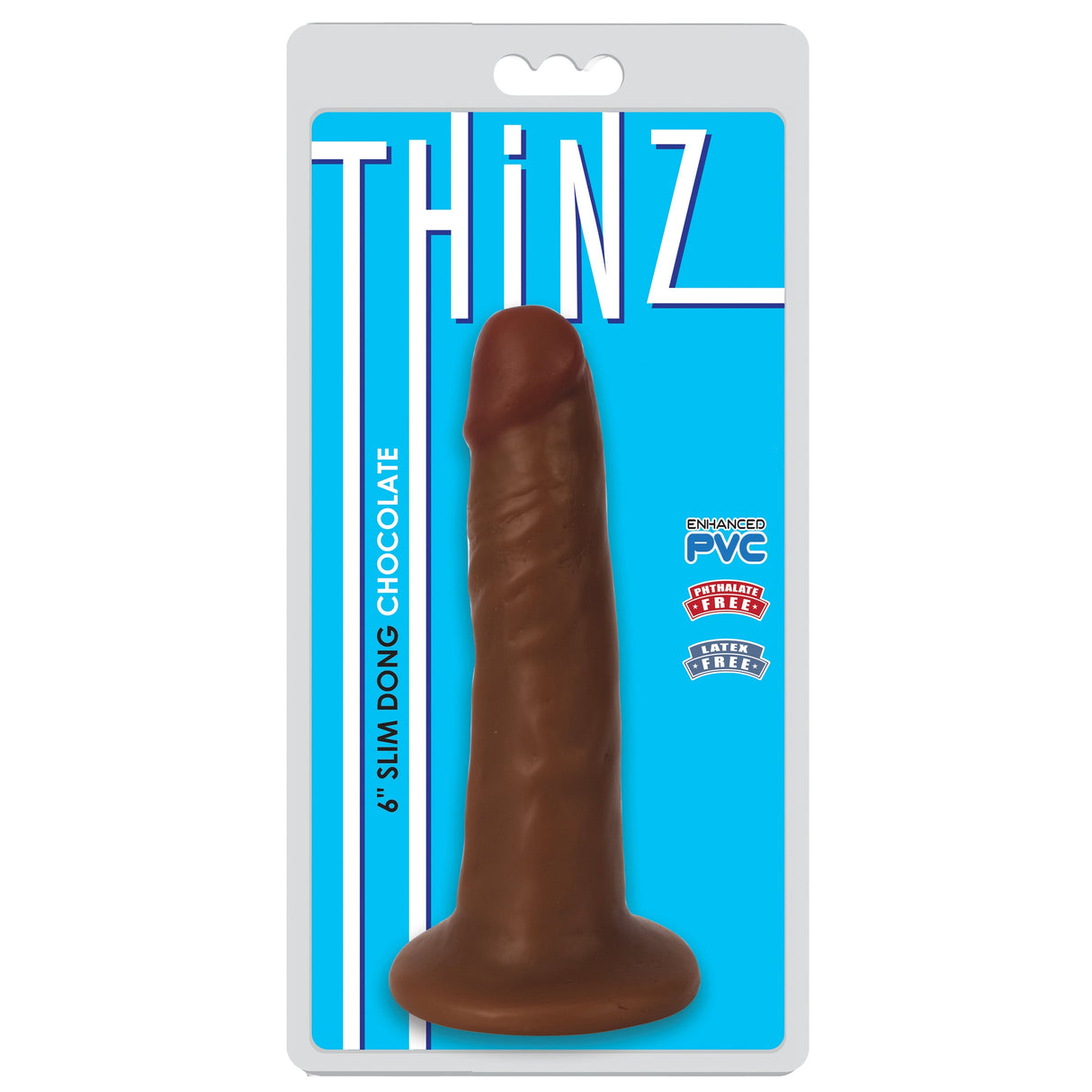 Thinz 6 Inch Slim Dong - Dark