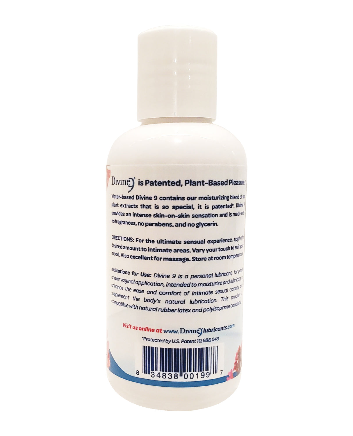Divine 9 Water Based Lubricant 4oz